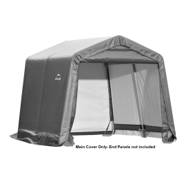 ShelterLogic Replacement Cover 802603 802611 70433 70333 10x10x8 Peak 7.5oz Gray