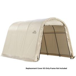 ShelterLogic Replacement Cover 806451 806453 806452 70214 Kit 90698 10x12x8 Round 5.5oz Tan