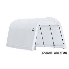 ShelterLogic Replacement Cover Kit 805422 10x15x8 Round 14.5oz PVC White