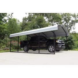 Arrow Metal Carport 10x24x7 Eggshell