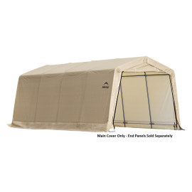 ShelterLogic Replacement Main Cover Only 801231 801224 62681 90526 10x15x8 Peak 5.5oz Tan