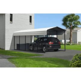 Arrow Metal Carport 10x24x9 Eggshell