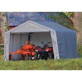 ShelterLogic 10W x 12L x 8H Peak 9oz Tan Portable Garage