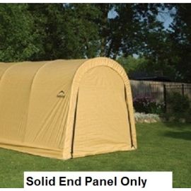 ShelterLogic Replacement Solid End Panel 801056 for 62684 62689 10x15x8 or 10x20x8 Round 5.5oz Tan