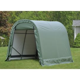 ShelterLogic 11W x 20L x 10H Round 9oz Green Portable Garage