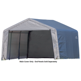 ShelterLogic Replacement Cover 802600 70443 70743 12x12x8 Peak 7.5oz Grey