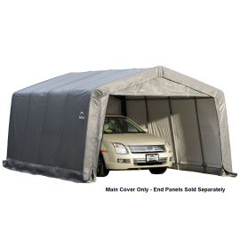 ShelterLogic Replacement Cover 802358 62697 12x16x8 Peak 7.5oz Grey