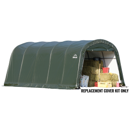 ShelterLogic Replacement Cover 804731 for 62779 12x20x8 Round 7.5oz Green