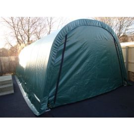 ShelterLogic 12W x 20L x 8H Round 21.5oz Green Portable Garage