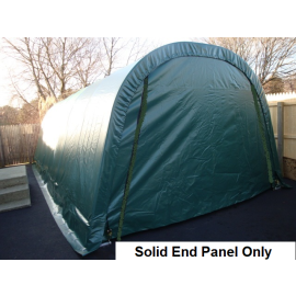 ShelterLogic Replacement Solid End Panel 2B10H4 12W x 8H Round Green 9oz