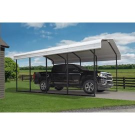 Arrow Metal Carport 12x20x9 Eggshell