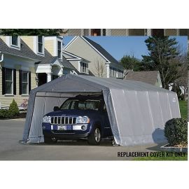 ShelterLogic Replacement Cover 803364 12011 800317 800318 62799 62685 Kit 90567 12x24x8 Peak  7.5oz Grey