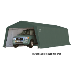 ShelterLogic Replacement Cover Kit 12x24x8 Peak 14.5oz PVC Green