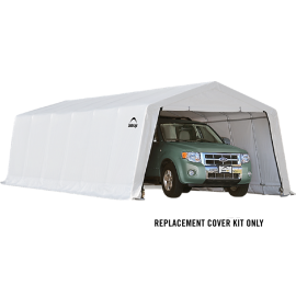 ShelterLogic Replacement Cover Kit 12x24x8 Peak 14.5oz PVC White