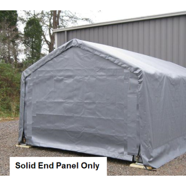 ShelterLogic Replacement Solid End Panel 800317 for 62790 12W x 8H Peak Models 7.5oz Grey