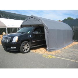 ShelterLogic 12W x 20L x 9H Barn 9oz Tan Portable Garage