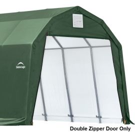 ShelterLogic 12W x 9H Barn Replacement Double Zipper Door Only 9oz Green  3E1024