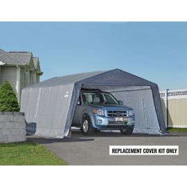 ShelterLogic Replacement Cover 1A1113 1E1013 Kit 111113 for ShelterLogic 71434 12x20x8 Peak 9oz Grey