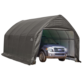 ShelterLogic Replacement 802781 Double Zipper End Panel for 62693 13x20x12 Peak Garage in a box