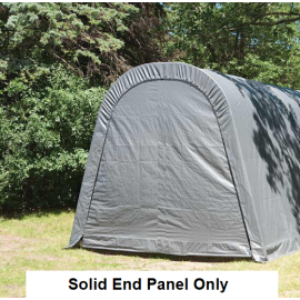 ShelterLogic Replacement Triple Zipper Door 802616 for Menards Round Top model 62669 9oz Grey