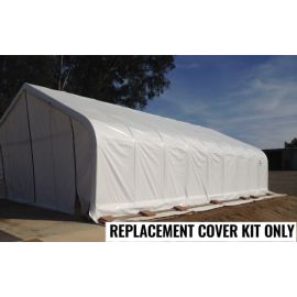 30x56X20 Peak Replacement Cover Kit 14.5oz White-10Yr Mfr Pro Rated Warranty 12BDD6