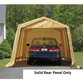 ShelterLogic Replacement 803019 Solid End Panel for 62680 62681 32680 10x15x8 or 10x20x8 Peak 5.5oz Tan