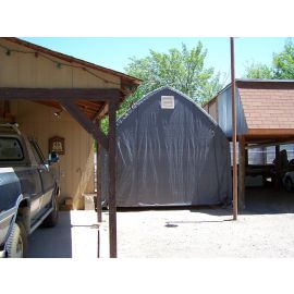 ShelterLogic Replacement 802780 Solid End Panel Only for 62693 13x20x12 Peak Garage in a box
