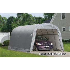 ShelterLogic Replacement Cover Kit 805100 12x20x8 Round 14.5oz PVC Grey
