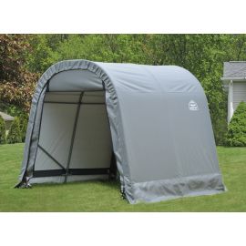 Shelterlogic 8W x 8L x 8H Round 9oz Grey Portable Garage