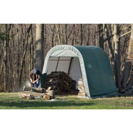 ShelterLogic 10W x 8L x 8H Round 14.5oz Tan Portable Garage