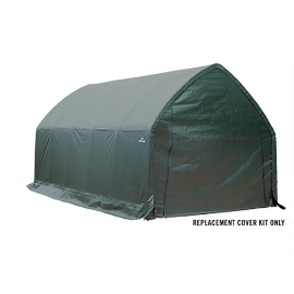 ShelterLogic Replacement Cover 804589 804591 804590 Kit 804588 13x20x12 Peak 14.5oz PVC Green:10 Year Mfr Pro Rated Warranty