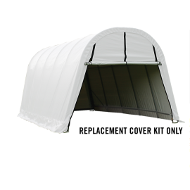 ShelterLogic Replacement Cover 805219 805220 805221 Kit 805218 221136 13x20x10 Round 14.5oz PVC White: 10 Year Manufacturer Pro-Rated Warranty