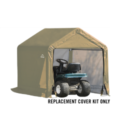 ShelterLogic Replacement Cover 805251 805252 805253 Kit 805250 6x6x6.5 Peak 14.5oz PVC Tan: 10 Year Mfr Pro Rated Warranty