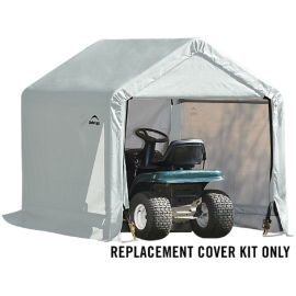 ShelterLogic Replacement Cover 805255 805256 805257Kit 805254 704016x6x6.5 Peak 14.5oz PVC White: 10 Year Mfr Pro Rated Warranty