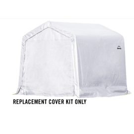 ShelterLogic Replacement Cover 805359 805360 805361 Kit 805358 8x8x8 Peak 21.5oz PVC White:15 Year Mfr Pro Rated Warranty