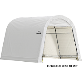 ShelterLogic Replacement Cover Kit 805374 10x10x8 Round 14.5oz PVC White