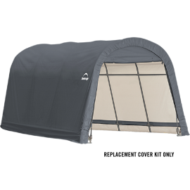 ShelterLogic Replacement Cover Kit 805414 10x15x8 Round 14.5oz PVC Grey