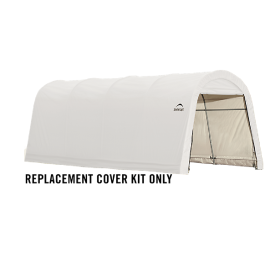 ShelterLogic Replacement Cover Kit 805470 10x20x8 Round 14.5oz PVC White
