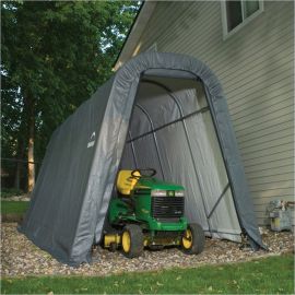 ShelterLogic 8W x 12L x 8H Round 9oz Green Portable Garage