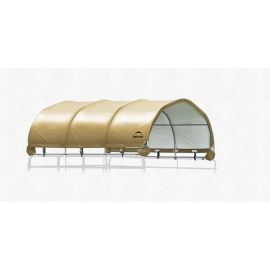 ShelterLogic Replacement Cover 804782-0303 for Corral Shelter 51512 or 51523  12x12 14.5oz Tan-10 Year Mfr Pro Rated Warranty