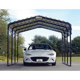 Arrow Metal Carport 10x15x9 Eggshell