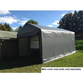 ShelterLogic Replacement Cover 801388 801389 62805 12x20x11 SquareTube Peak 9oz Grey