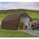 ShelterLogic 13W x 20L x 12H Peak 7.5oz Brown Portable Garage