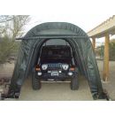 ShelterLogic 10W x 28L x 8H Round 21.5oz Green Portable Garage