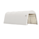 ShelterLogic 10W x 28L x 8H Round 21.5oz White Portable Garage