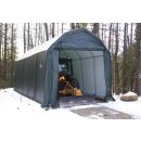 ShelterLogic 12W x 24L x 9H Barn 14.5oz Green Portable Garage