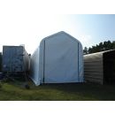 ShelterLogic 16W x 56L x 16H Peak 14.5oz White Portable Garage